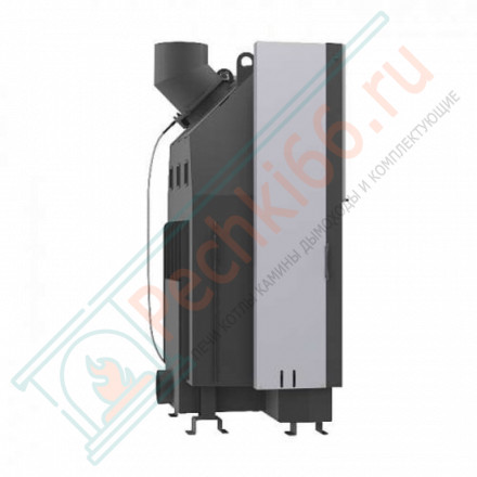 Топка Вега 800 PB подовое горение принтинг черный шамот (Экокамин)