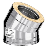 Сэндвич-отвод 30° (AISI-316L/0,5-AISI-304/0,5) d-250/300 (Craft-GS-25)