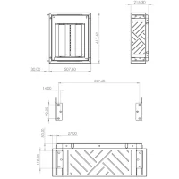 Обливное устройство IceBerg Cube W20 натуральный дуб (Сталь-Мастер)