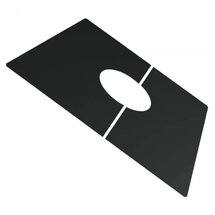 Фланец наклонный разрезной 33/45º 780х1040 VBR (AISI-439/0,5) d-180/280 (Вулкан)