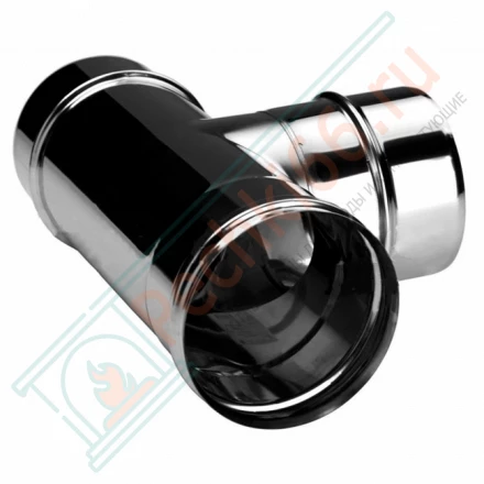 Тройник одностенный 90° (AISI-321/0,8мм) d-200 (Вулкан)