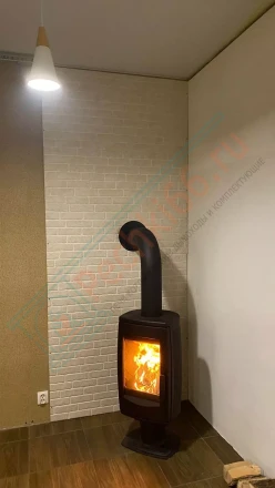 Печь-камин Plamen Aria под ключ (монтаж 21.08.2024)