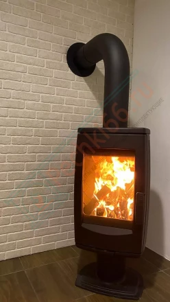 Печь-камин Plamen Aria под ключ (монтаж 21.08.2024)