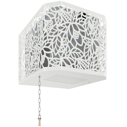 Обливное устройство КАСКАД 60/2026 в кожухе сетке, хохлома белый (Изистим)