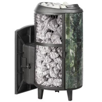 Печь банная Атмосфера L КТТ комбинированная змеевик наборный (ProMetall)