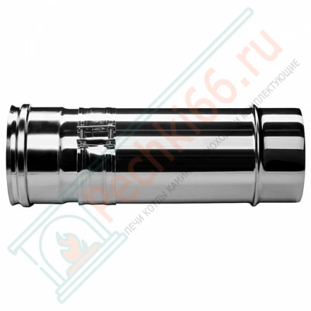 Труба телескопическая L=260-400 (AISI-304/0,5мм) d-104 (Вулкан)