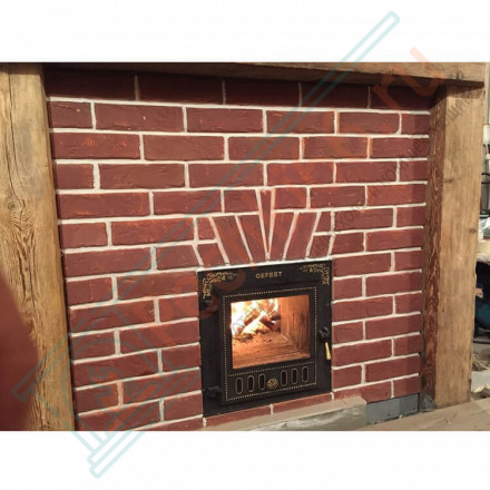 Плитка угловая Шамот Макси, шт. (Терракот)