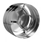 Зонт с ветрозащитой без изол (НЕРЖ-321/0,5) d-120 (Дымок-Lux)