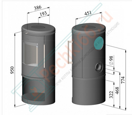 Печь-камин Morsø 6843 (Morso)