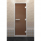 Стеклянная дверь DoorWood Хамам Бронза матовая 210х80 (по коробке) Стеклянная дверь DoorWood Хамам Бронза матовая 210х80 (по коробке)
