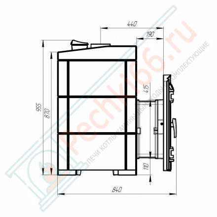 Печь Атмосфера L, в облицовке пироксенит (ProMetall)