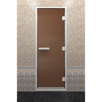 Стеклянная дверь DoorWood Хамам Бронза матовая 2100х900 (по коробке) Стеклянная дверь DoorWood Хамам Бронза матовая 2100х900 (по коробке)