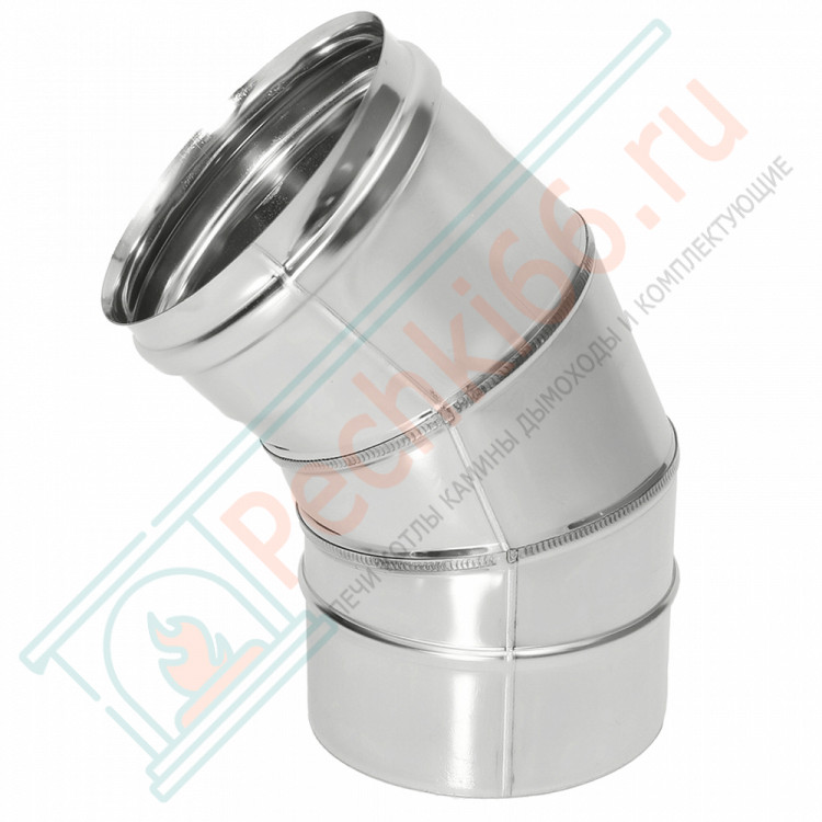 Отвод моно 45° ОМ-Р (316-0.5) d-100 (ТиС Промо)