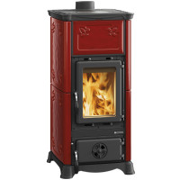 Печь-камин Emiliana, цвет бордовый (La Nordica)