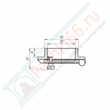 Дверца прочистная «Артика» (Prometall)