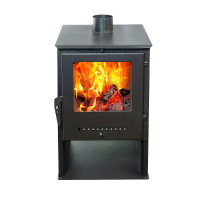 Печь-камин Гармония 105 (Плитка) (Варвара) до 100 м3