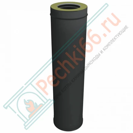 Сэндвич труба V50R с изол L=1000 (AISI-321/0,8-ОЦИНК-RAL/0,5) d-150/250 (Вулкан-Cerablanket)
