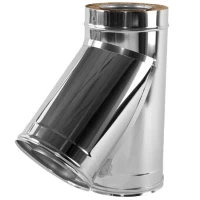 Тройник 45° V50R с изол (AISI-321/0,5-AISI-304/0,5) d-180/280 (Вулкан)