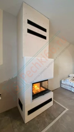 Каминная топка i40 под ключ (мотаж 18.05.2018)