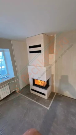 Каминная топка i40 под ключ (мотаж 18.05.2018)