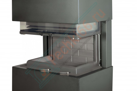 Камин Родос 800 черный шамот (ЭкоКамин)