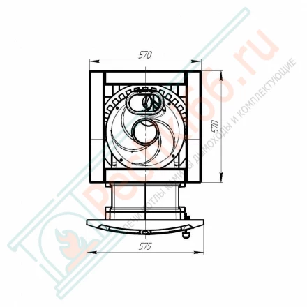 Печь Атмосфера XL, в облицовке пироксенит (ProMetall)