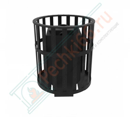 Печь для бани Викинг 15 Д-1, каминная дверца (Березка) до 16 м3