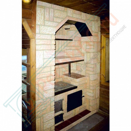 Плитка прямая Скол дерева Макси (0.8 м2 в коробке) (Терракот)