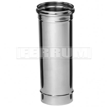 Дымоход L=0,5м (НЕРЖ-430/0,5) d-250 (Ferrum GS)