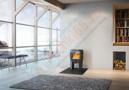 Чугунная печь-камин F 105 R LL BP, стеатит (Jotul)
