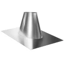 Кровельный элемент 0°/20° на трубу с изол V50R (ОЦИНК/0,5) d-115/215 (Вулкан)