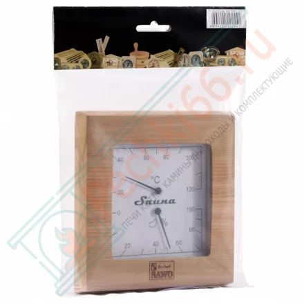 Термогигрометр 225-THD, кедр (Sawo)