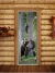 Стеклянная дверь для бани и сауны Престиж фотопечать А064 (DoorWood)