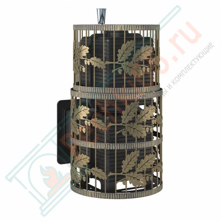 Печь для бани "Легкий пар Профи" закрытая каменка из нерж. стали, ковка, без выноса (Everest)