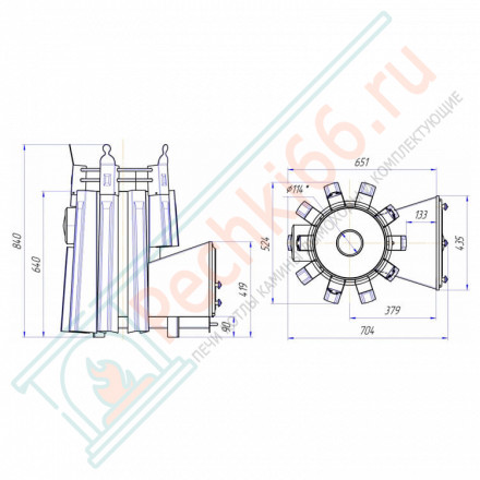 Банная печь Фредерика стронг с панорамным стеклом (Добросталь)