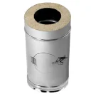 Труба V50R с лючком ревизии с изол L=500 (AISI-321/0,5-AISI-304/0,5) d-130/230 (Вулкан)