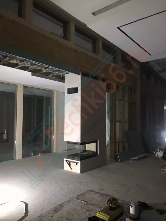 Топка Piazzetta MA 272 SL под ключ (монтаж 01.2018)