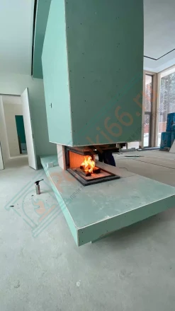 Топка Piazzetta MA 272 SL под ключ (монтаж 01.2018)