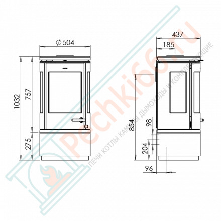 Чугунная печь-камин Morsø 7940 (Morso)
