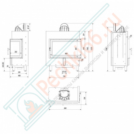 Стальная топка LUCY/14/P/BS (Kratki)