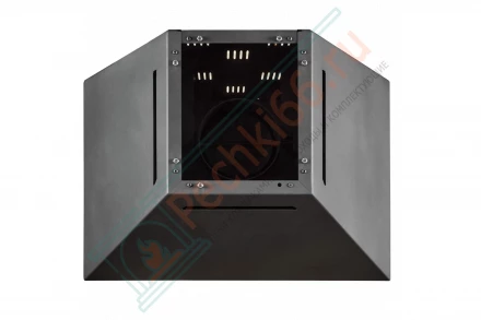 Печь-камин Прага 3 стекла NEW черный (ЭкоКамин) 14 кВт