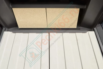 Печь-камин Прага 3 стекла NEW черный (ЭкоКамин) 14 кВт