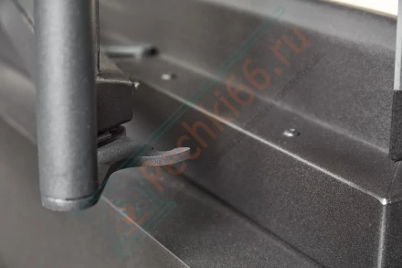 Печь-камин Прага 3 стекла NEW черный (ЭкоКамин) 14 кВт