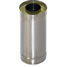 Сэндвич труба для дымохода L=0.5 м (НЕРЖ-439/1,0-ОЦИНК/0,5) d-180/260 (УМК)