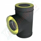 Тройник 90° V50R с изол (AISI-321/0,8-ОЦИНК-RAL/0,5) d-300/400 (Вулкан)