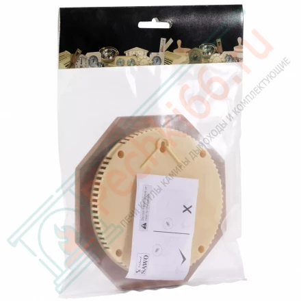 Термогигрометр восьмигранник 241-THD, кедр (Sawo)