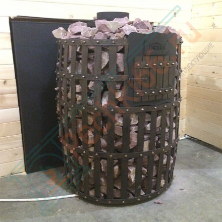 Печь для бани № 01Р бочка (Тройка) до 30 м3