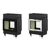 Каминная топка N-20T Exclusive, цвет - черный впереди, белый сзади (Nordpies)