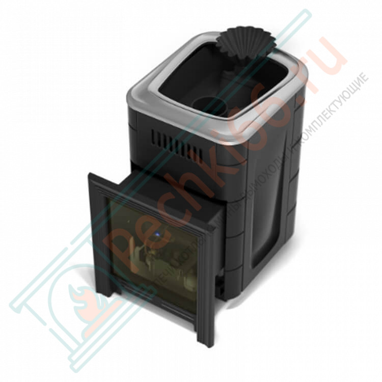 Печь для бани Таймыр Мини 2017 Inox БСЭ, ЗК, антрацит (T.M.F) до 12 м3