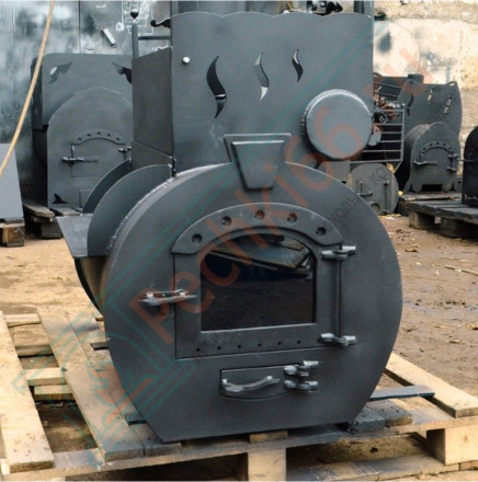 Печь для бани Горыныч 3 (ЗК) со стеклом, под бак 100 л (ТермоСфера)